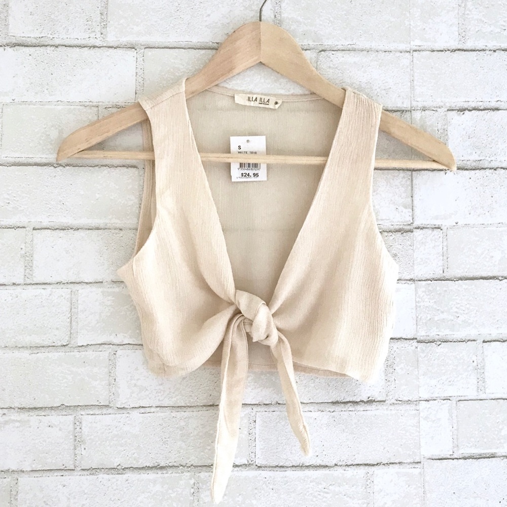 Tie Crop Top - Coachella Top
